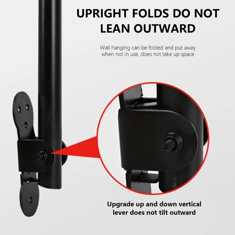 Настенная стойка для велосипедов Вертикальные и регулируемые настенные