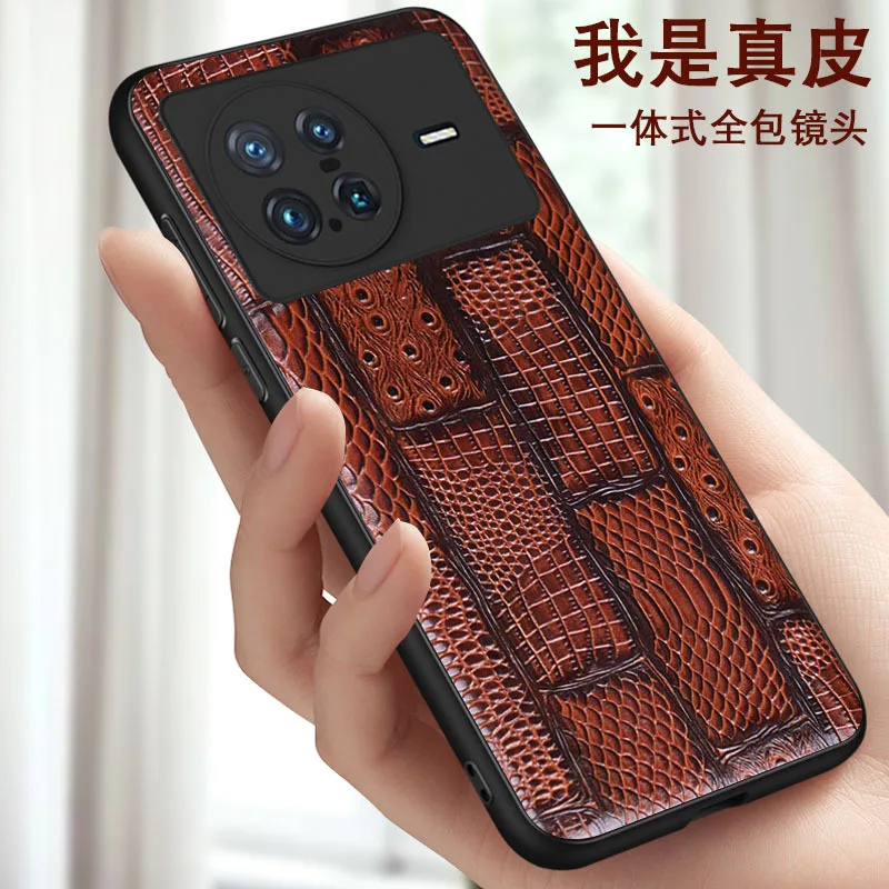 

Hot Sales Luxury Genuine Leather Phone Case For Vivo X Note Shockproof Back Cover Fundas For X Note Cases