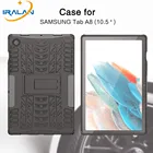 Чехол для Samsung Galaxy Tab A8 10,5 2021, бронированный чехол для планшета, противоударный чехол-подставка из ТПУ и ПК для планшета, чехол для Tab A8 SM-X200 X205