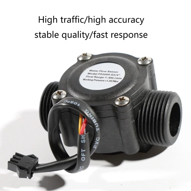 3/4 ''эффект жидкой воды расходомер счетчик расход 3 5 В-24 В 2-60 л/мин