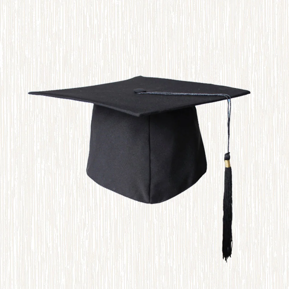 

Graduation Cap with Tassels 2020 Bachelor Hat High School College Graduate Cap with Honor Tassel for Students 18th Party Black