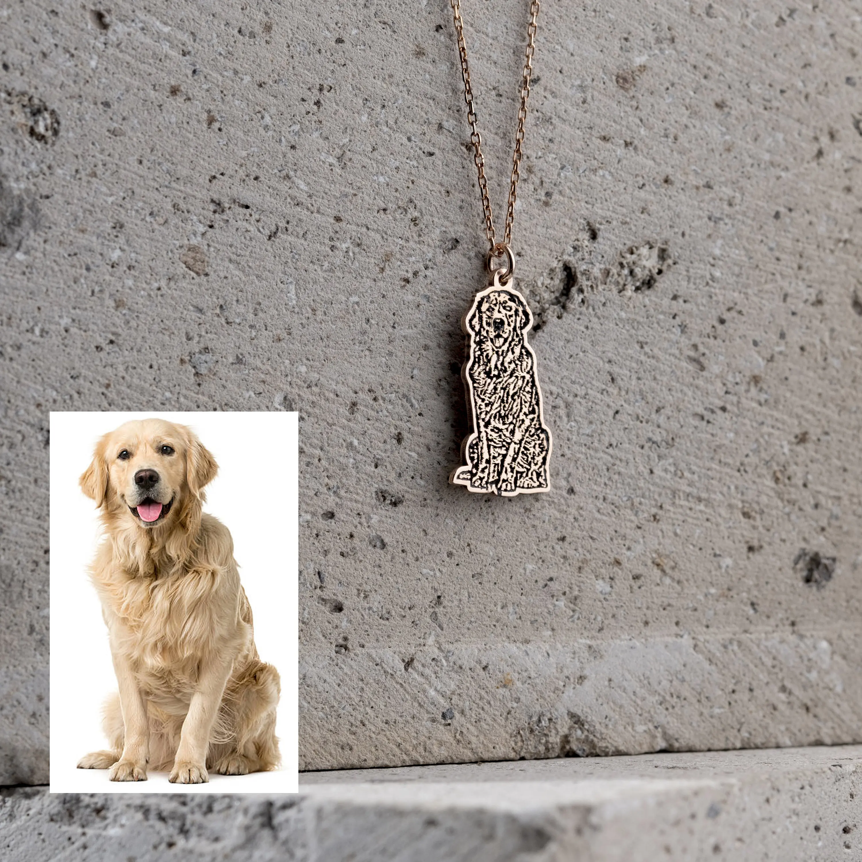 

Pet Portrait Necklace,Engraved Pets Portrait,Christmas Gift For Pet Mom,Personalized Gifts,Handmade Jewelry,Pet Memorial Gift