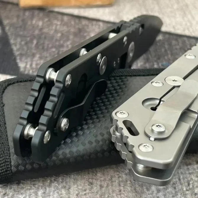 Карманный складной нож Stri SNF 14c28n лезвие TC4 ручка из титанового сплава тактические