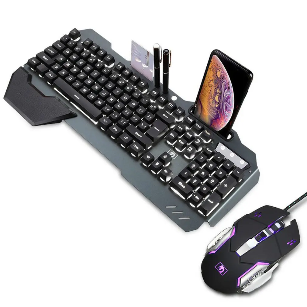 

RGB Gaming Keyboard Gamer Keyboard And Mouse With Backlight USB Wired Ergonomic Keyboard For PC Laptop