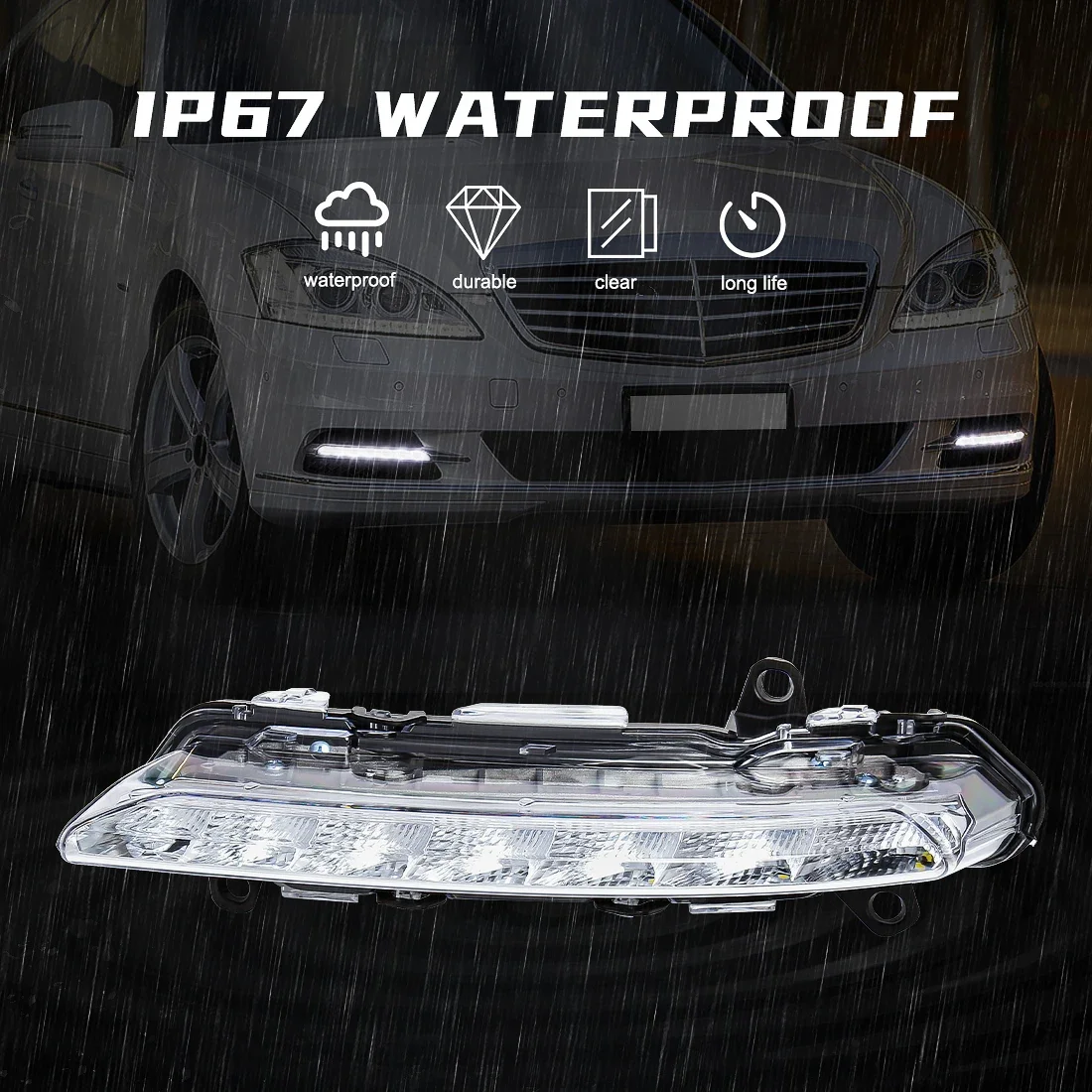 Фонарь противотуманный для Mercedes Benz S-Class W221 S350 S500 C250 C300 дневные ходовые огни