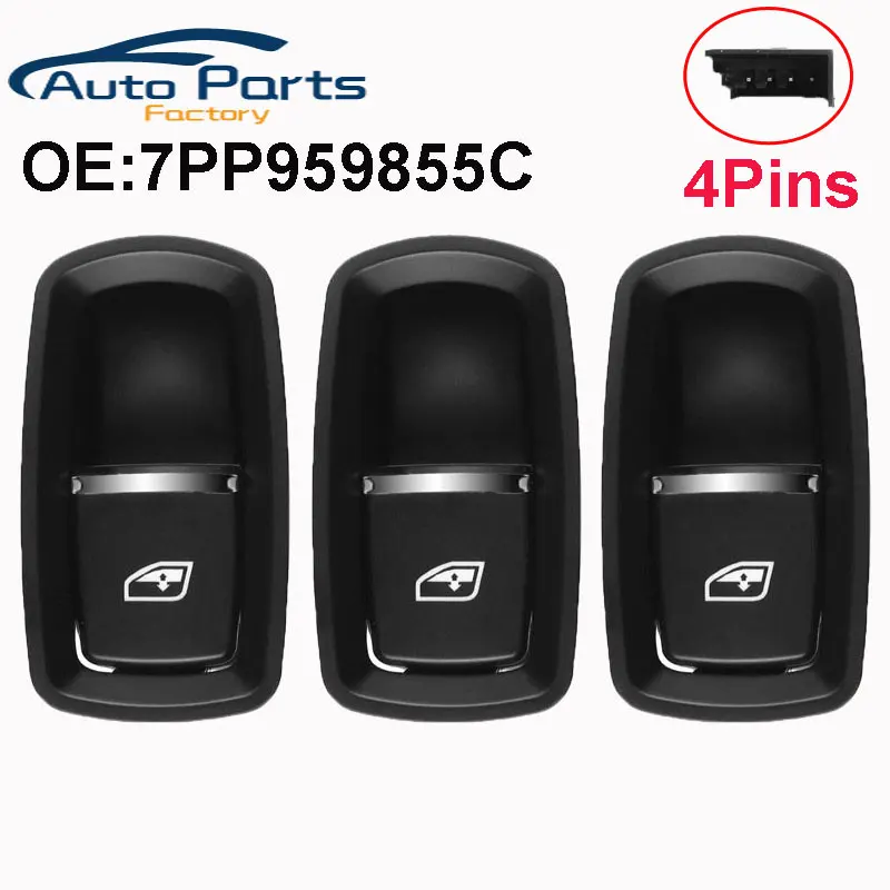 

Новая кнопка переключения пассажирского стекла для Porsche Panamera Cayenne Macan Boxster 911 918 7PP959855C 7PP959855B