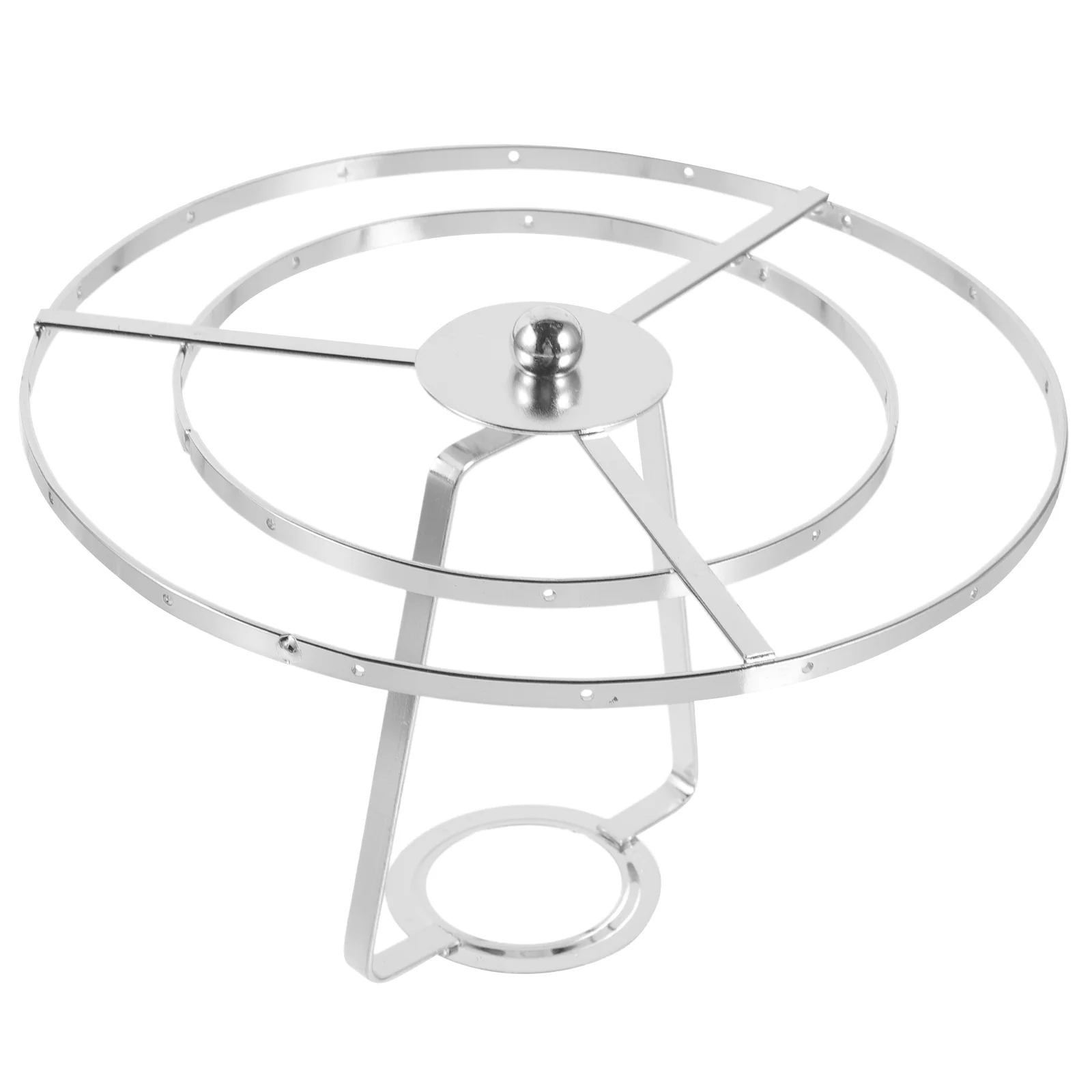 

Vintage Accessories Shade Bracket Lamp Harp Holder Kit Parts DIY Lighting Stand Wrought Iron Frame