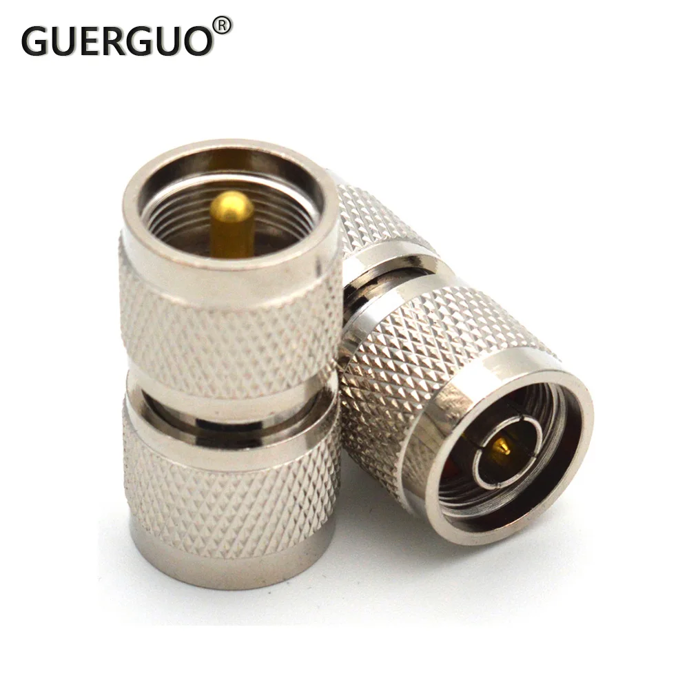 

10PCS Adapter UHF PL259 Male to N Male Plug Straight RF Coaxial Connector