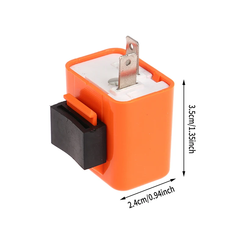 

LED Flasher Relay 12V Adjustable Frequency Turn Signals Blinker Indicator Relays For Motorcycle Performance Accessories