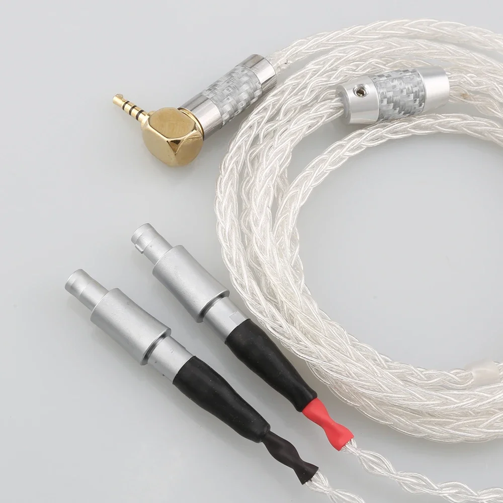 Кабель для наушников Audiocrast 99% чистого серебра Sennheiser HD800 HD800s HD820s HD820 Enigma Acoustics Dharma