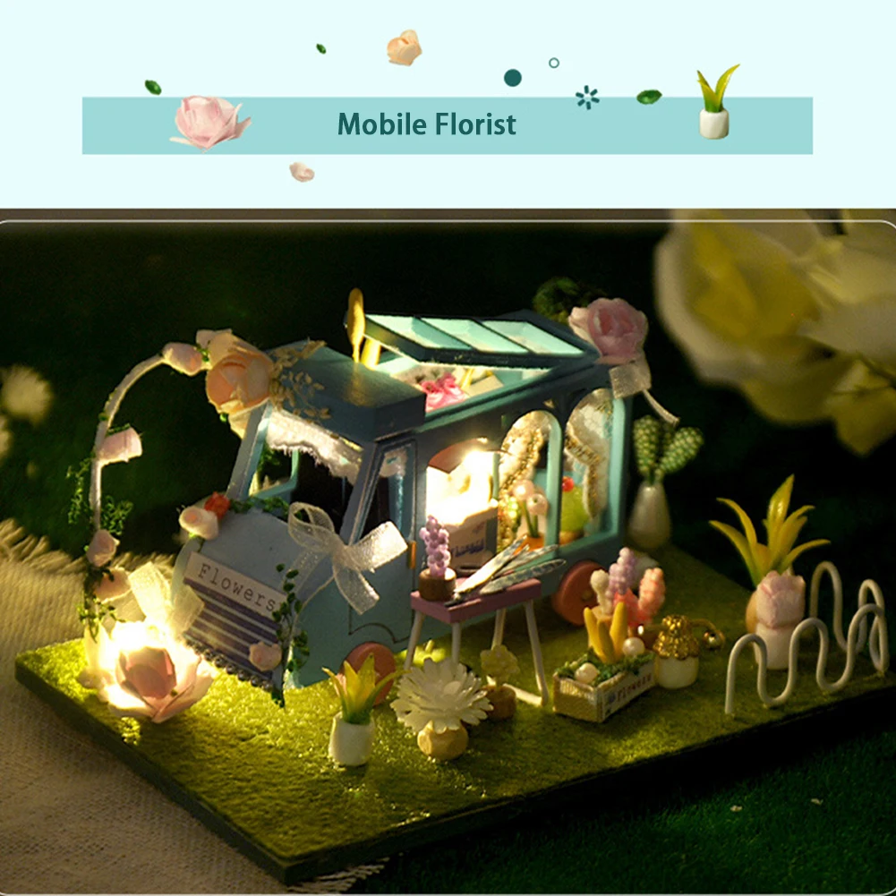 

Детские игрушки «сделай сам», набор для кукольного домика с мебелью, искусственный Миниатюрный Кукольный домик, игрушки-головоломки «сдела...