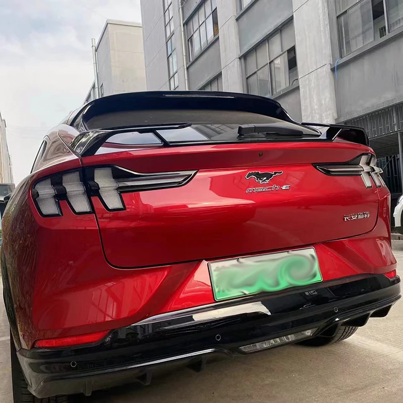 2021 2022 2023 2024 Спойлер для Ford Mustang Mach-E Much E Высококачественные спойлеры на задний