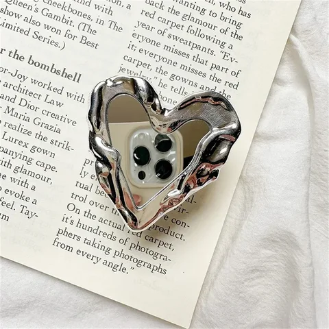 Держатель Для Телефона Silver Heart Grip Tok Для iPhone И Samsung - Подставка-держатель Для Пальцев С Магнитным Кре