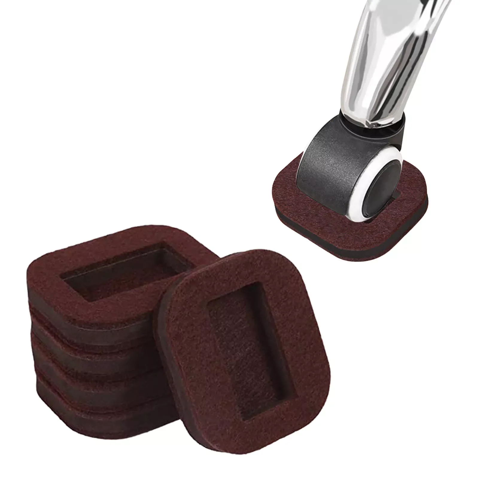 

Furniture Coasters Felt Caster Cups Bed Chair Wheel Stoppers Floor Protectors Bed Chair Wheel Stoppers Floor Protectors Anti