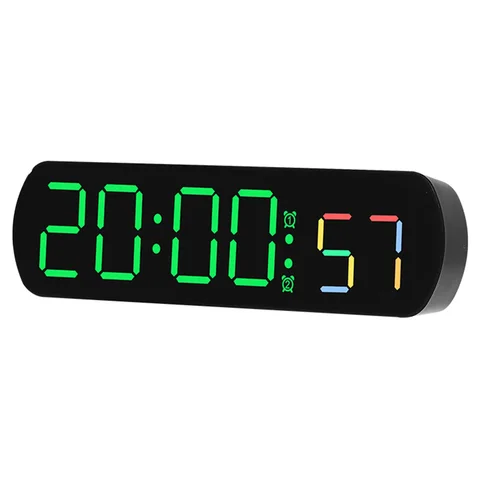 Простые электронные часы, креативные многофункциональные электронные часы-будильник с отображением температуры и секунды, часы с обратным отсчетом для кровати