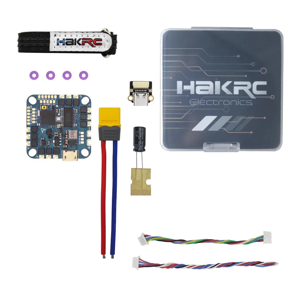 Контроллер полета HAKRC F4126 ICM42688 F411 BLHELI _ S 40A 2-6s ESC AIO 25,5 мм для RC FPV Freestyle зубочистка Cinewhoop дроны