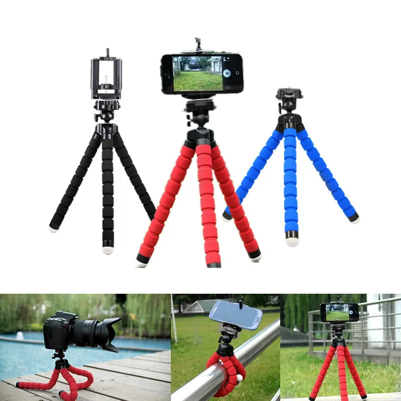 

Octopus Tripod for Phone Tripod Monopod Selfie Stick for Smartphone Iphone Tripod Holder with Phone Clip for GoPro