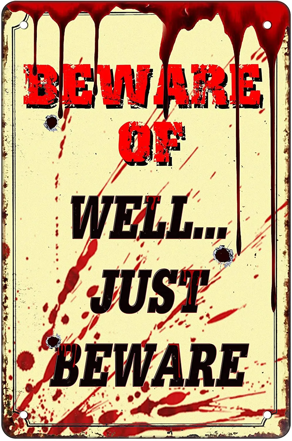 

Металлический жестяной ретро знак Asoodoo, винтажный Остерегайтесь хорошего, только Остерегайтесь, алюминиевый знак для домашней двери, бара, ...