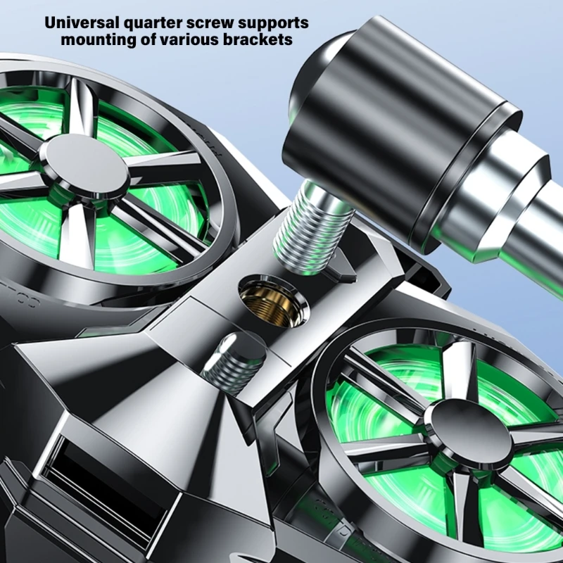 Охлаждающий вентилятор для мобильного телефона с резьбой 1/4 игры Live двойной