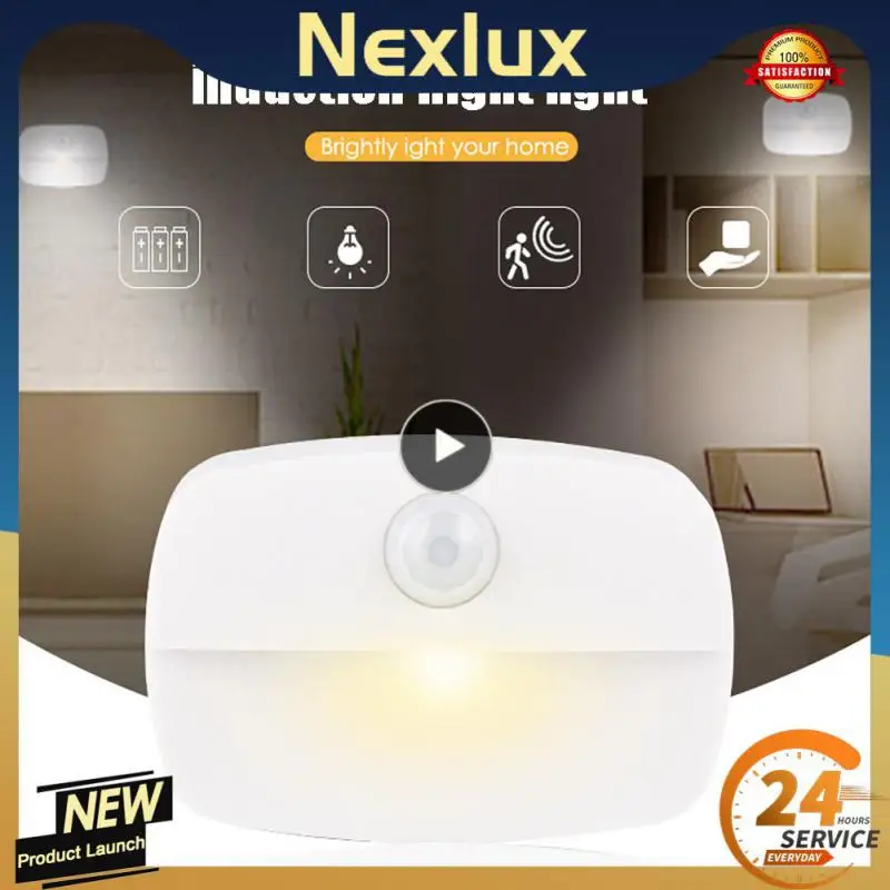 

1~10PCS Night Light With PIR Motion Sensor Light Wall Plug in Night Lamp Bedroom Decor Socket Lamps For Closet Aisle Hallway