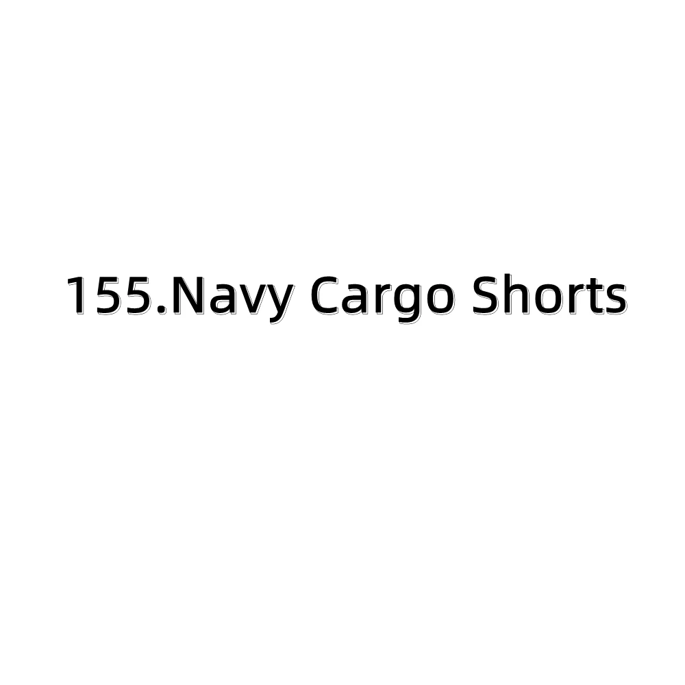 

155.Navy Cargo Shorts