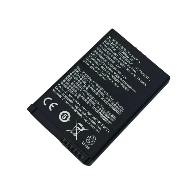 Фото В наличии: Аккумулятор Li-ion 3.8V 2850mAh BAT-EXTENDED-03 для сканеров штрих-кодов Honeywell 70e-BTEC-A, 70E/75E/60s №2