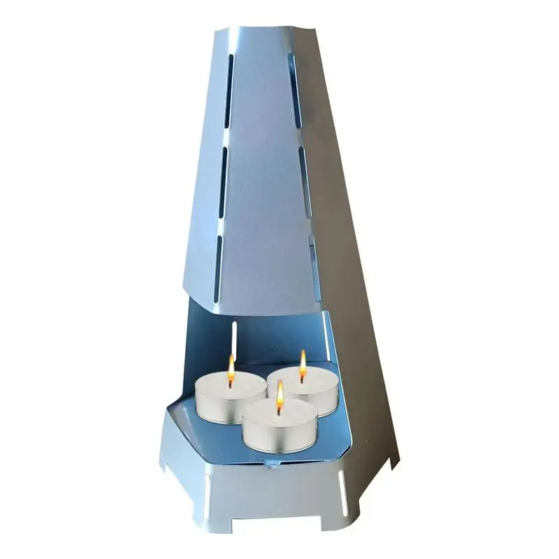 

Candle Heater Tea Light Tealight Candle Metal Tealight Stove Fireplace Oven Candle Heating Holder Decoration For Home Desktop