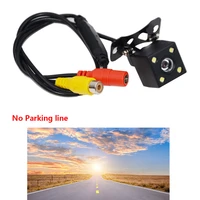 universal car rear view camera 4 led night vision reversing auto parking monitor ccd waterproof wide degree hd video