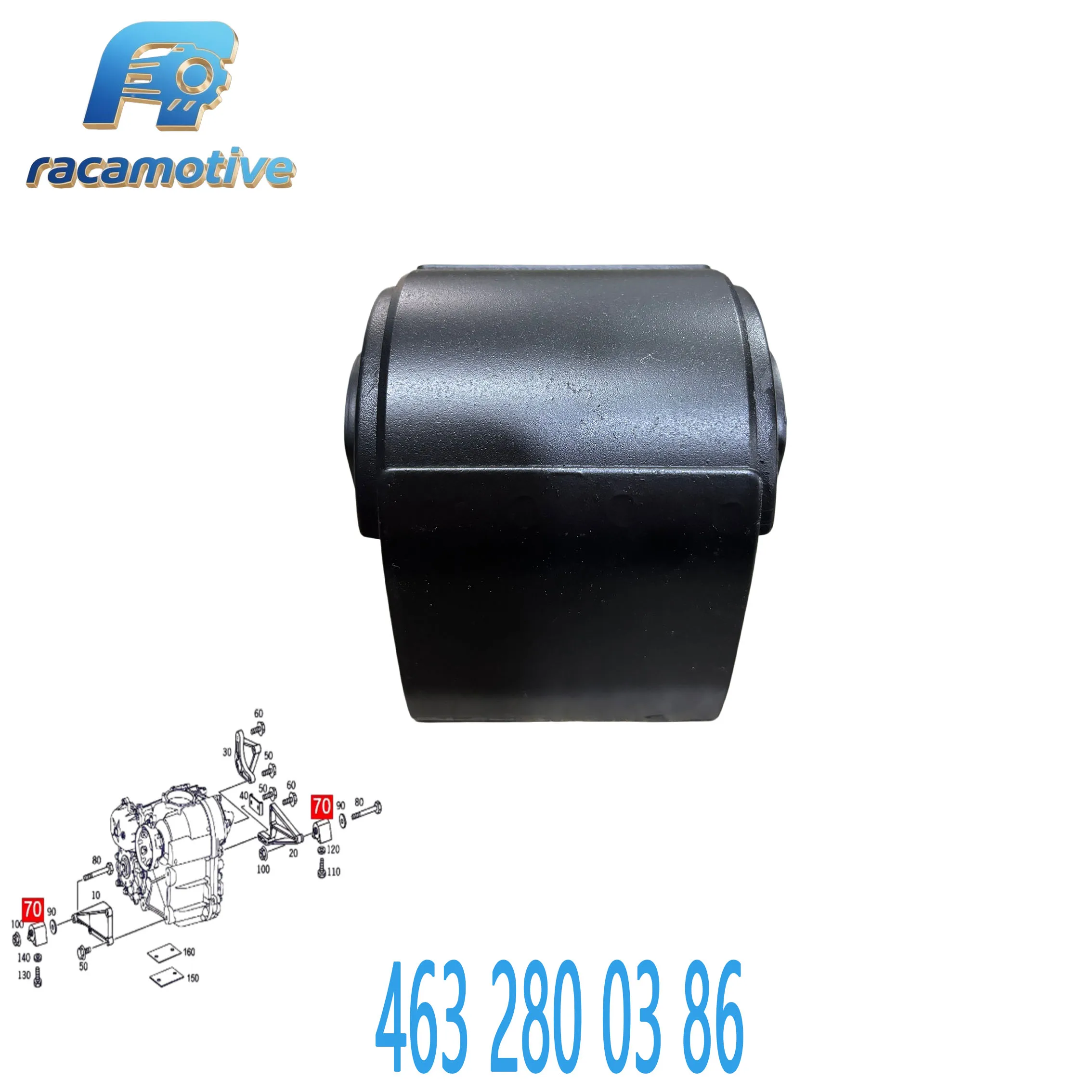 Фото 4632800186 4632800286 4632800386 Подходит для Mercedes-Benz W463 W461 G36 AMG W463 W465, резиновая опора двигателя. №5
