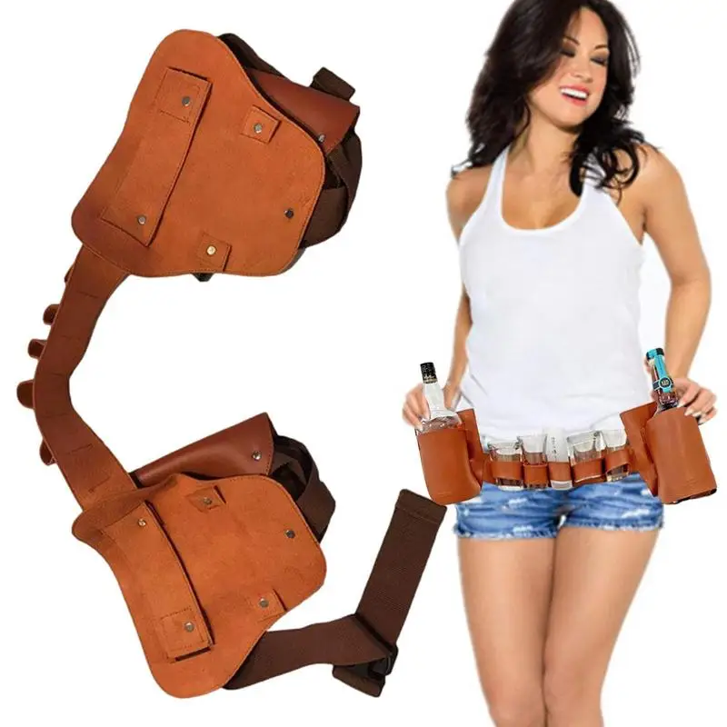 Holder Belt Beer Holster With Adjustable Waist Strap Money H