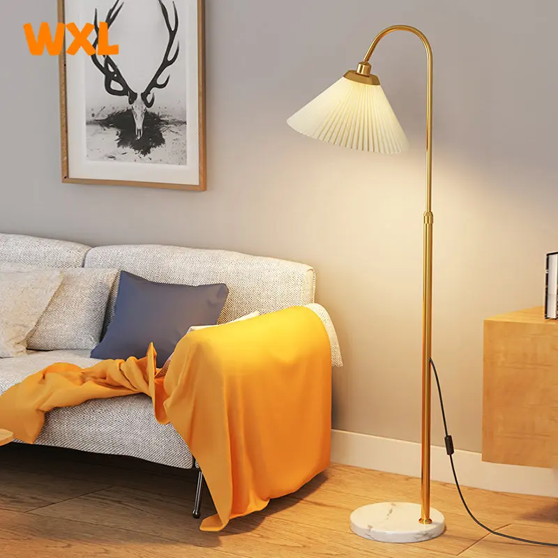 

LED Living Room Floor Lamp Simple Modern Creative Bedroom LED Floor Lamp Northern European And American Style Home Lighting