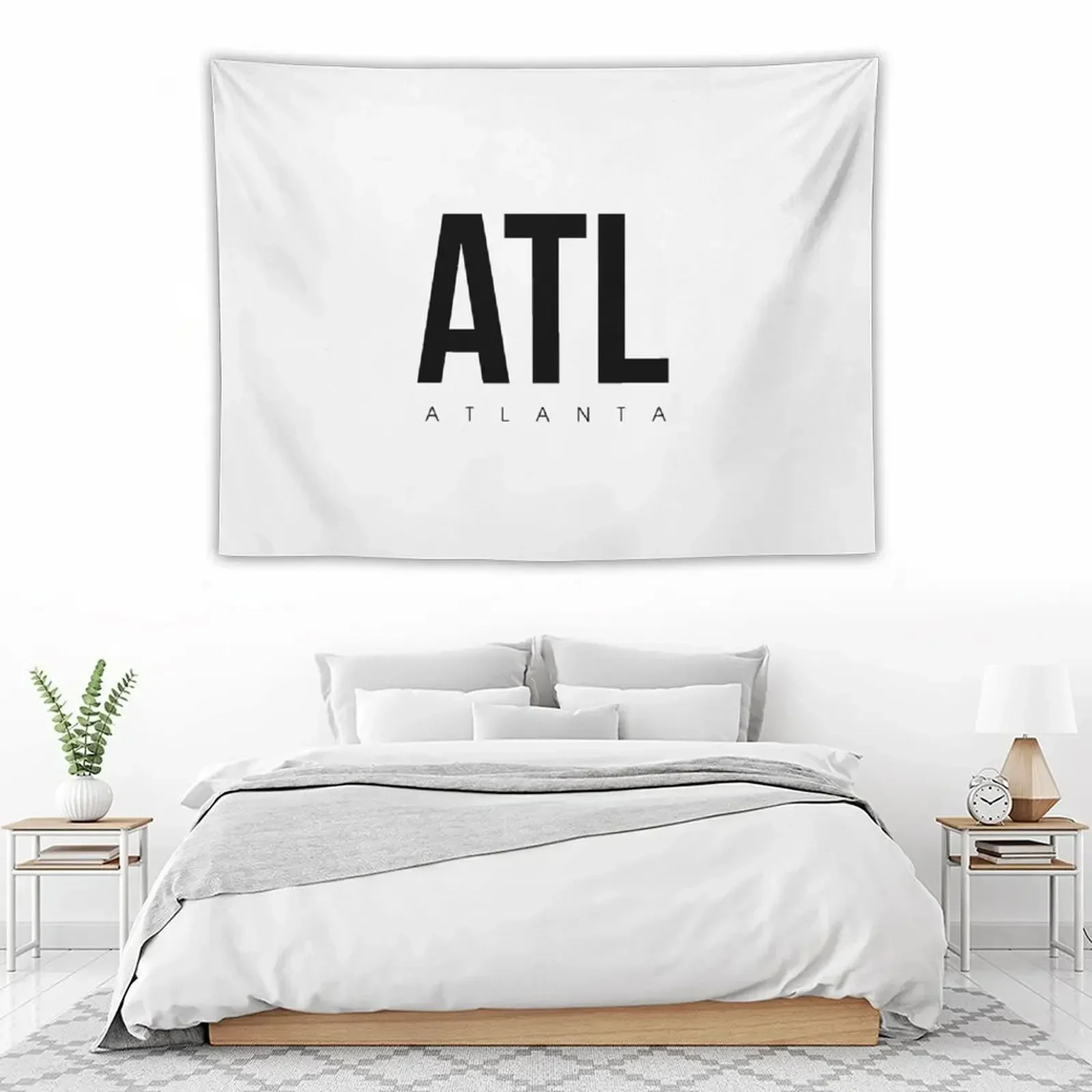 ATL-Атланта Код аэропорта гобелен украшение комната Спальня на стену дома