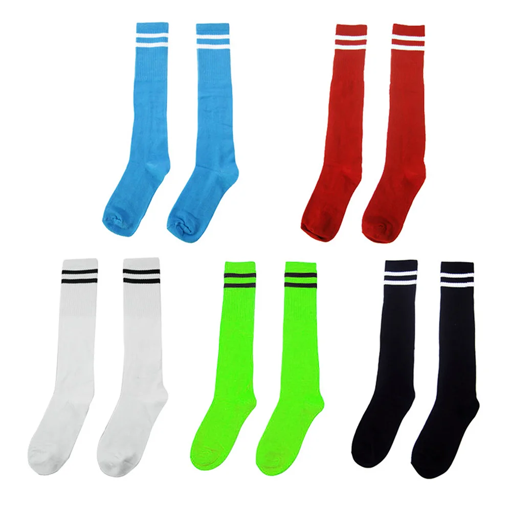 

Kids Football Socks Hockey Soccer Rugby Bike Childs Boys Girls Sports School Stockings Knee-High Volleyball Long Socks Riding