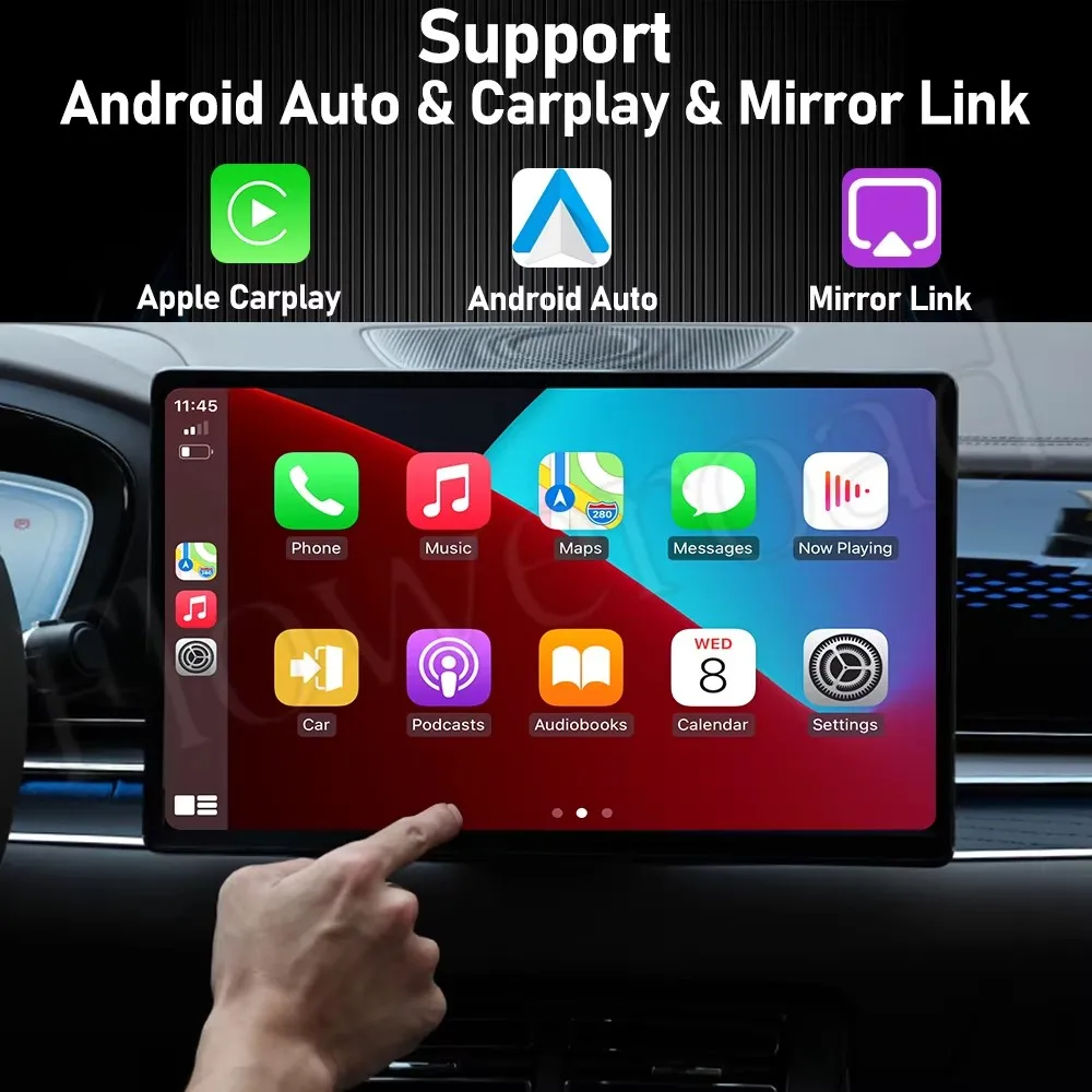 13 дюймов для Audi TT MK2 8J 2006-2014 Android Автомобильный радиоприемник Авто Bluetooth 5 0