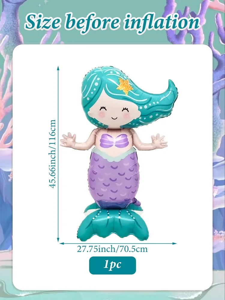 

Воздушный шар-русалка для праздника