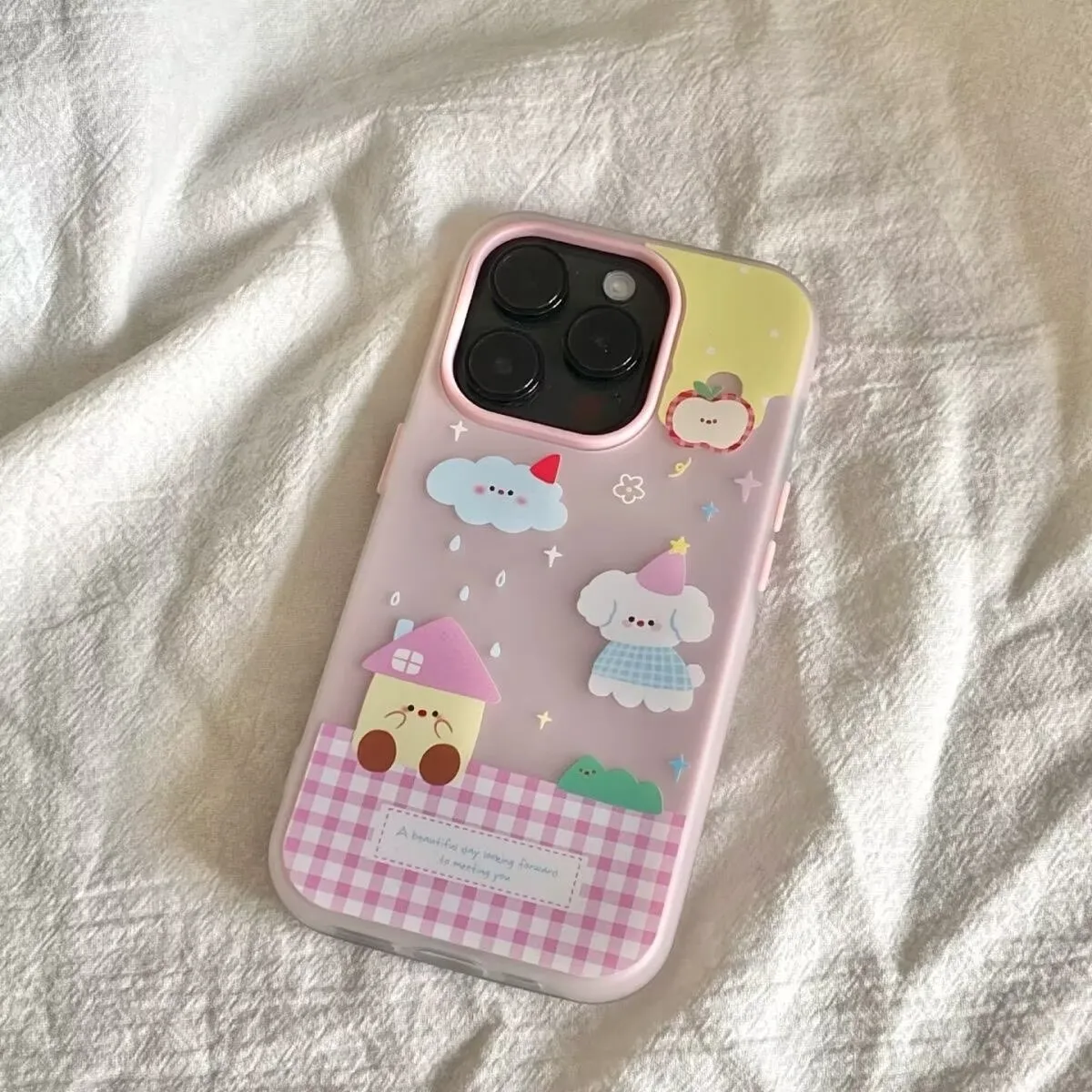 Противоударный силиконовый матовый чехол LALA Cartoon Puppy Candy Color 2-в-1 для телефонов Vivo V60 V50 V40 V30 V29 V27 V29E V27E Lite 4G 5G (art.: 3920d88292fe2) - 3920d88292fe2