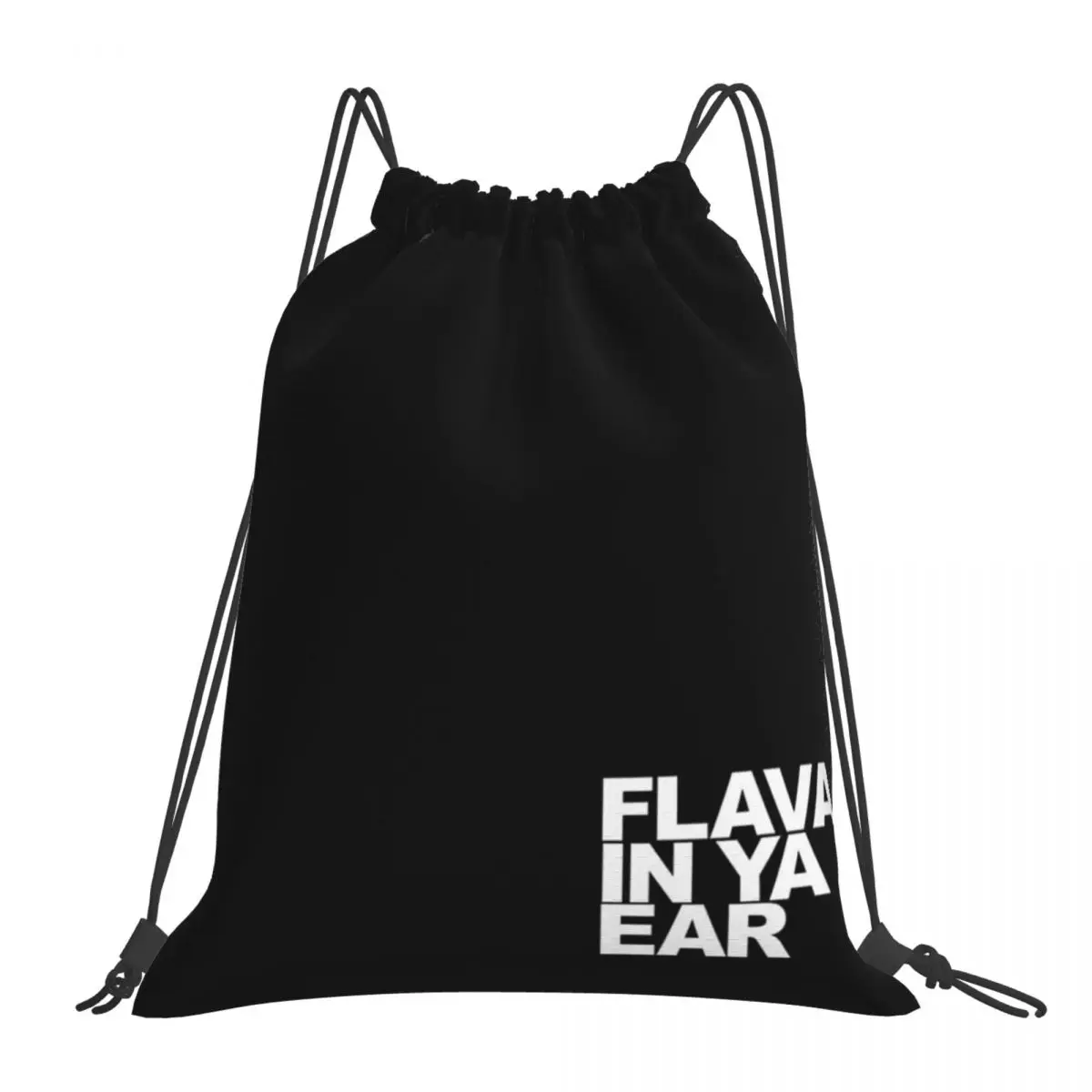 

Flava In Ya Ear Backpacks Fashion Portable Drawstring Bags Drawstring Bundle Pocket Sports Bag BookBag For Man Woman Students