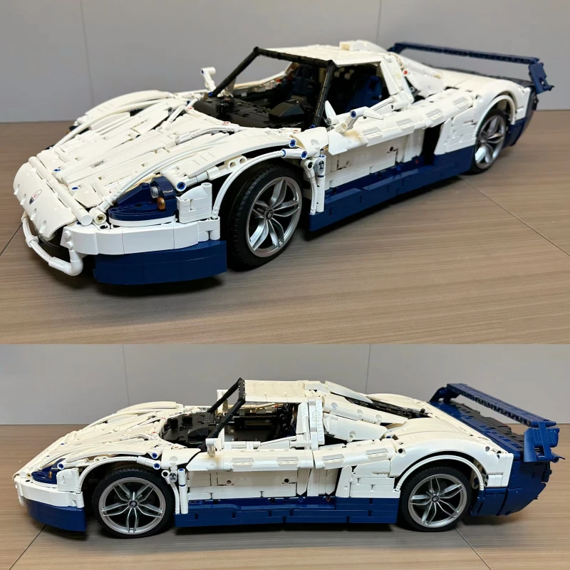 В НАЛИЧИИ MOC 160967 MC12 Спортивный автомобиль 1:8 Модель V12 Двигатель 3904 шт.