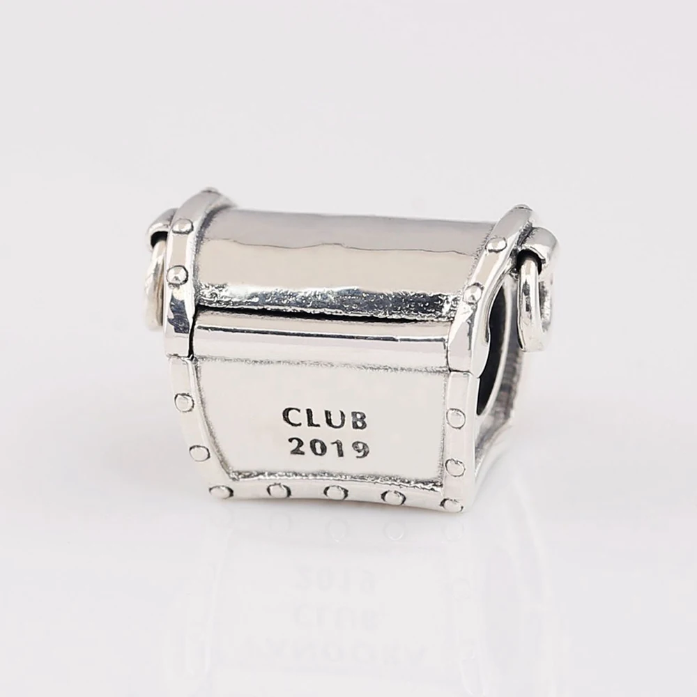 Подлинный женский браслет-браслет с подвеской в виде коробочки сокровищами