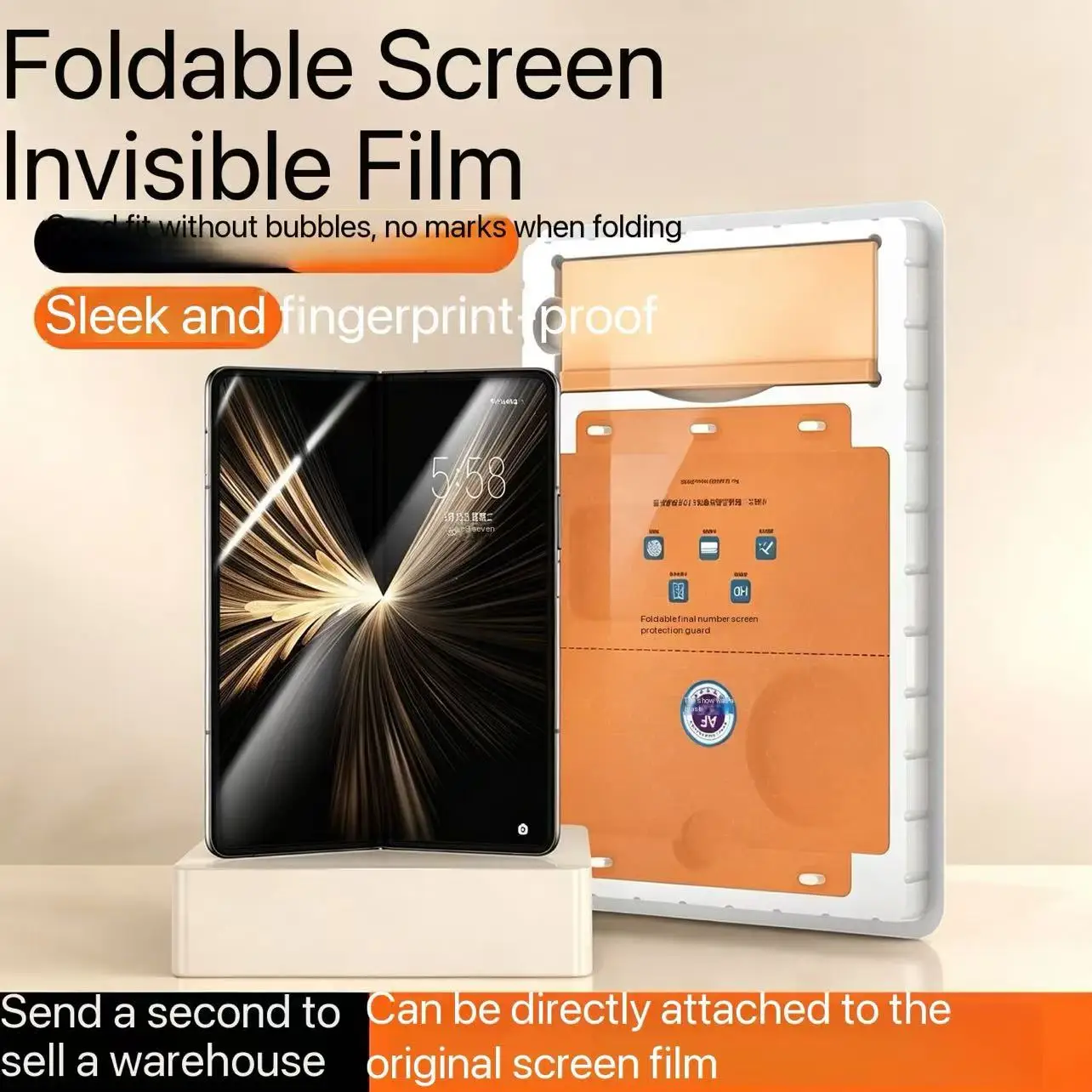 Фото Защитная пленка для внутренних и внешних шарниров и экрана для Samsung Galaxy Z Fold7 6 5 4 3 Z Flip 6 7 HD, гидрогелевая, мягкая, из ТПУ, складная пленка №1