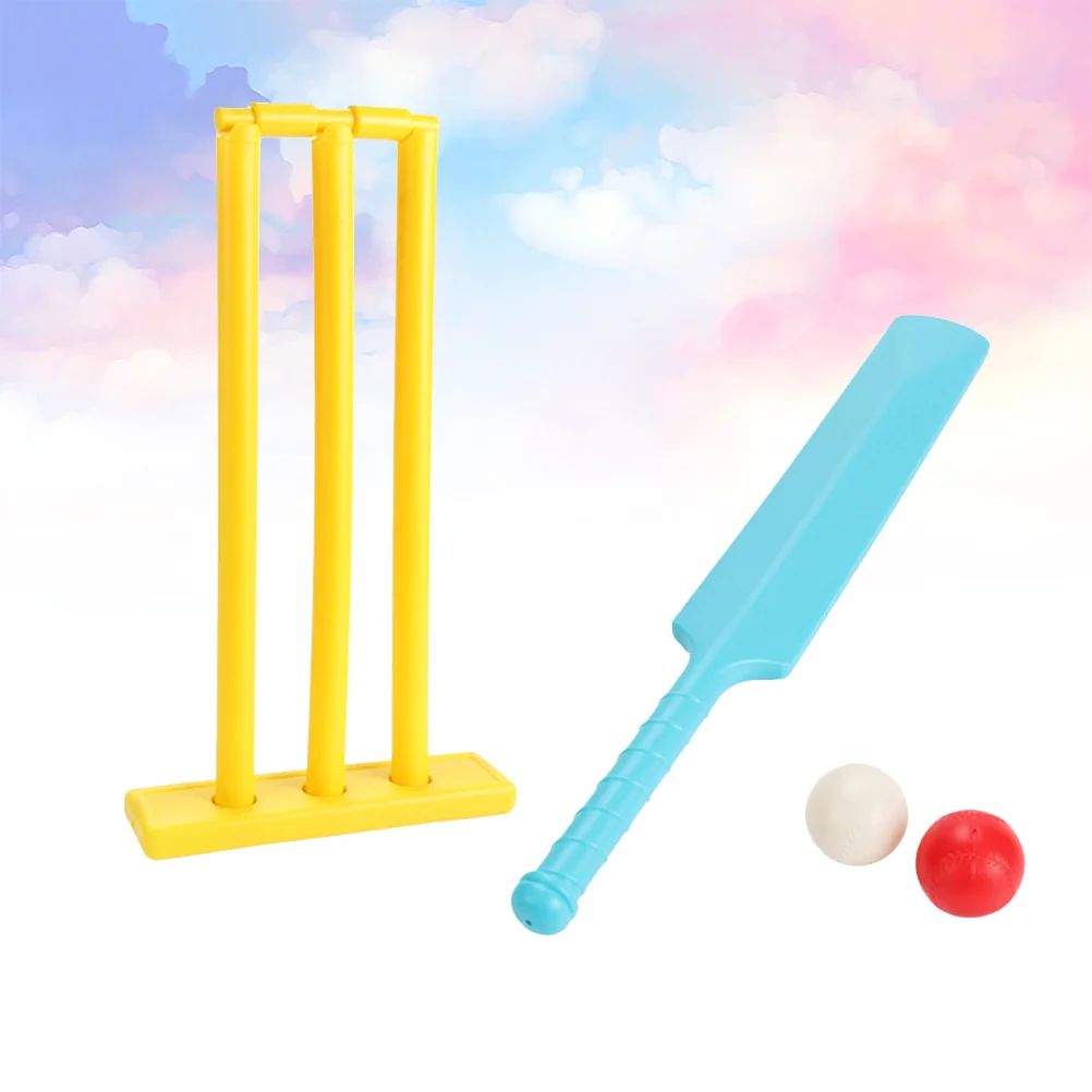 

Plastic Sports Cricket Toy Outdoor Toys Cricket Set Kids Toddler Outdoor Playset Croquet Cricket Racket Kids