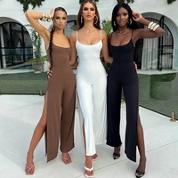 sylph solid briefs backless bandage lace up sexy bodycon jumpsuit summer elegant outfit casual party romper y2k dropshipping