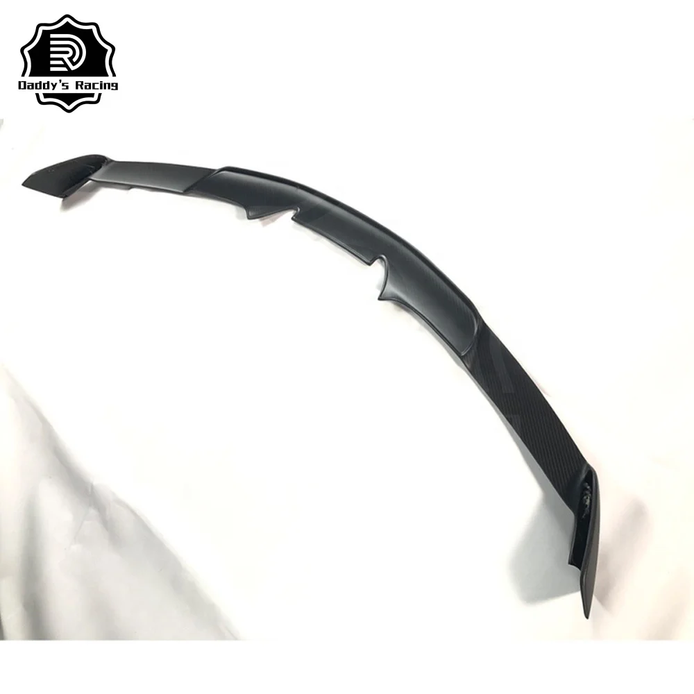 Разветвитель губ переднего бампера из сухого углеродного волокна подходит для