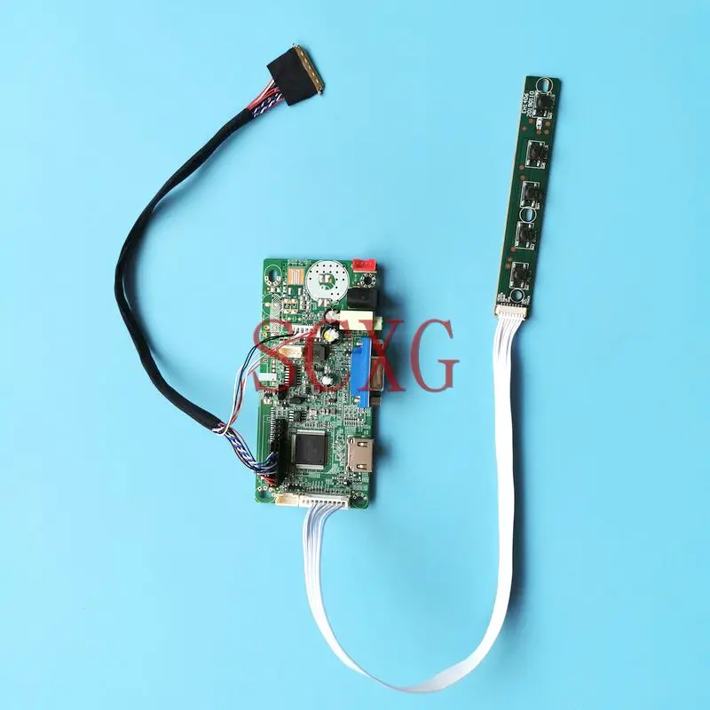

Для B101AW03 HSD101PFW4 B101AW02 B101AW06 HSD101PFW2 LVDS комплект для самостоятельной сборки с 40 контактами 10,1 "1024*600 58C плата контроллера привода, ЖК-дисплей