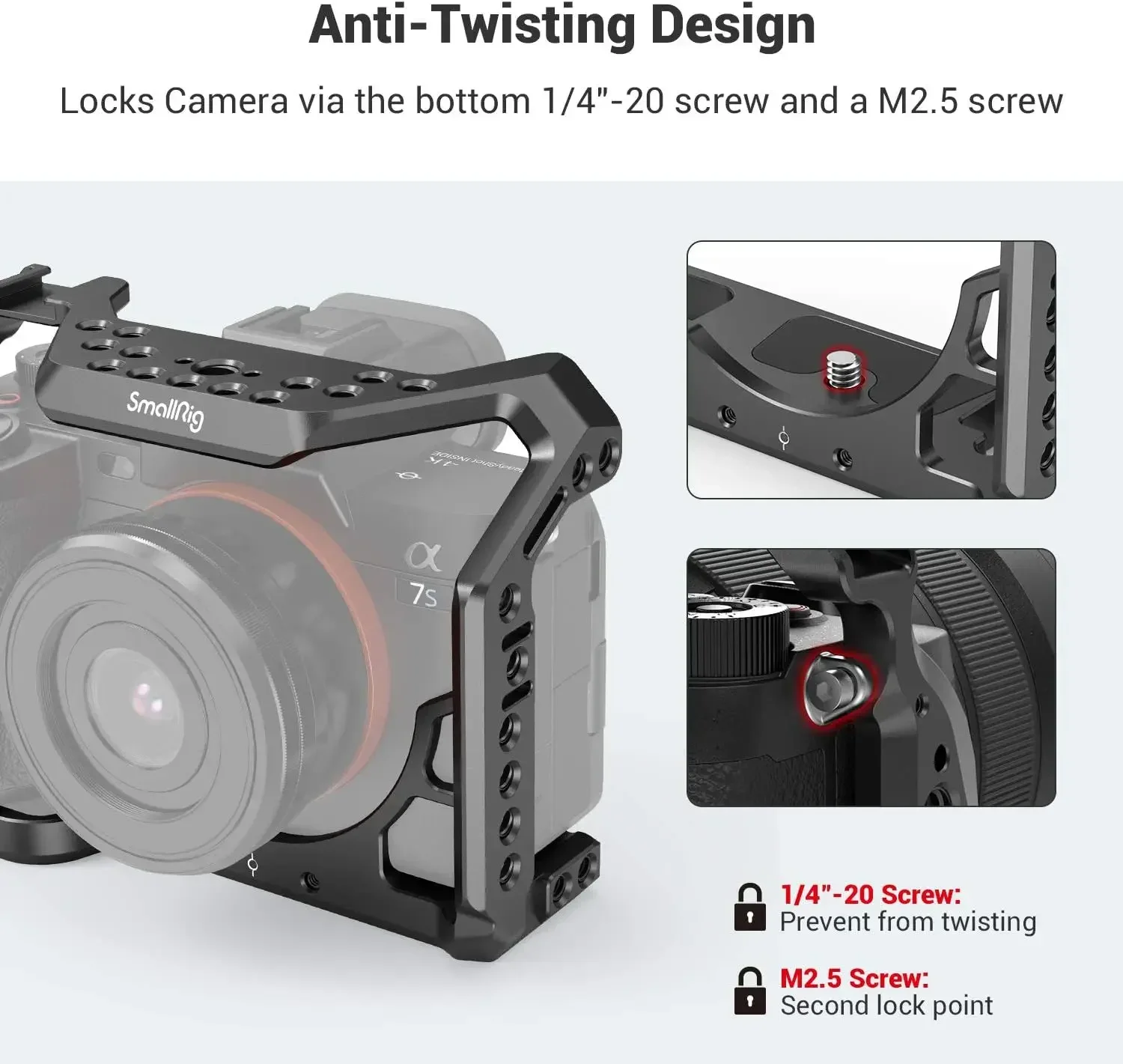 Фото Новый легкий кейдж SMALLRIG для камер A7 III / A7R III / A9 - 2918 В наличии 2026 №4