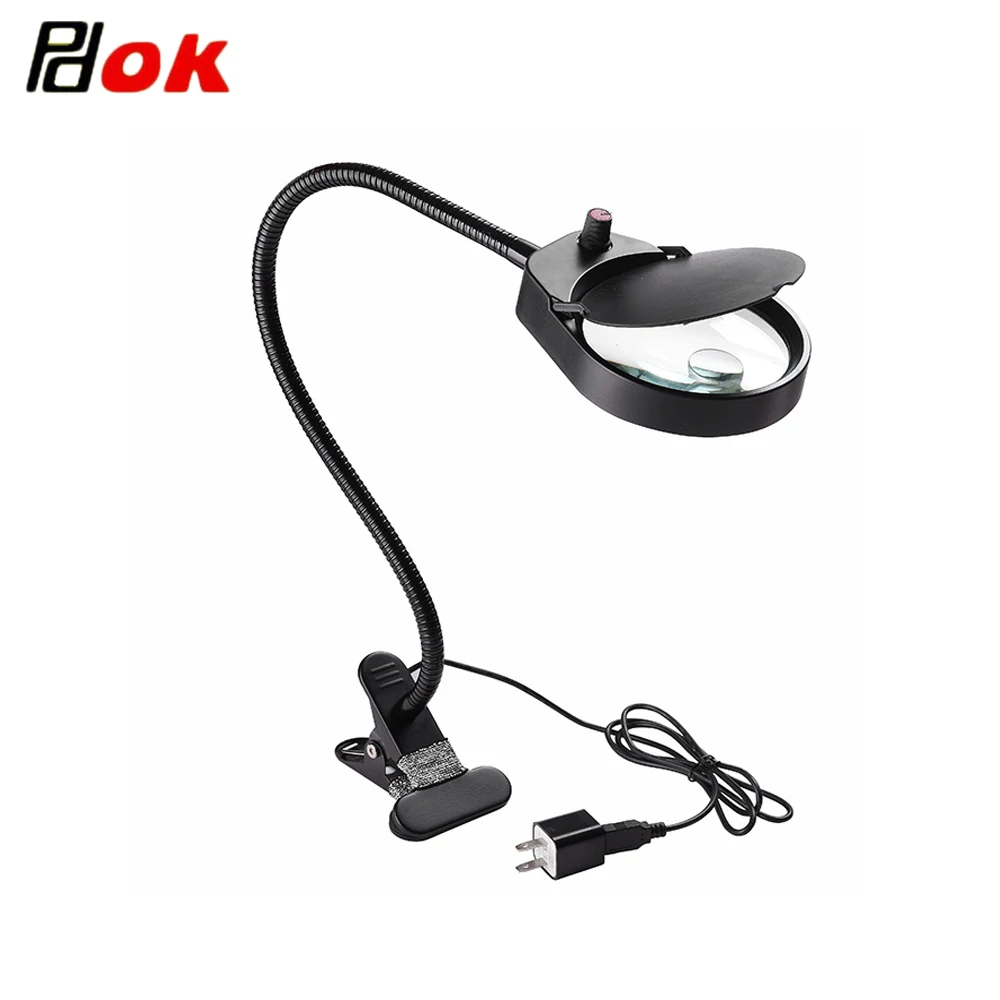 

Светодиодная ламсветильник для чтения с увеличительным объективом 6000-7000K, 5 Вт, 3X, 10X