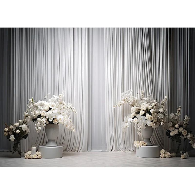 Фон для фотосъемки с цветочным венком