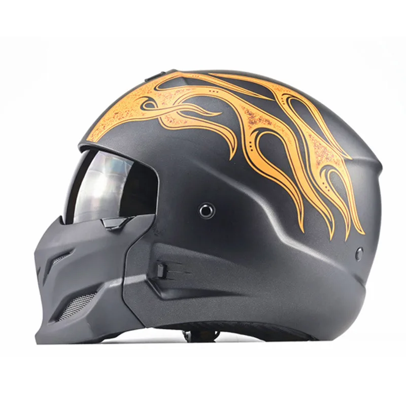 Retro Motorcycle Scorpion Helmet Nitrinos Kask Vintage Combination Helmet Capacete De Moto Cruiser Casco Moto Casque Moto 368 enlarge