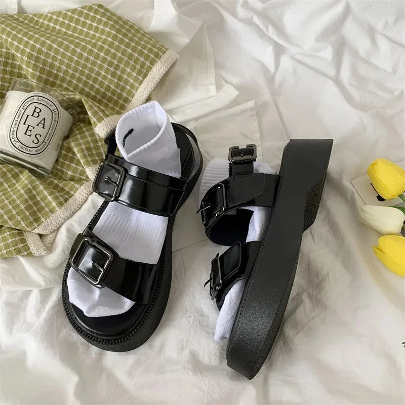 

Сандалии женские на платформе, мягкие босоножки на танкетке, Повседневная Удобная Обувь из денима, с открытым носком, лето