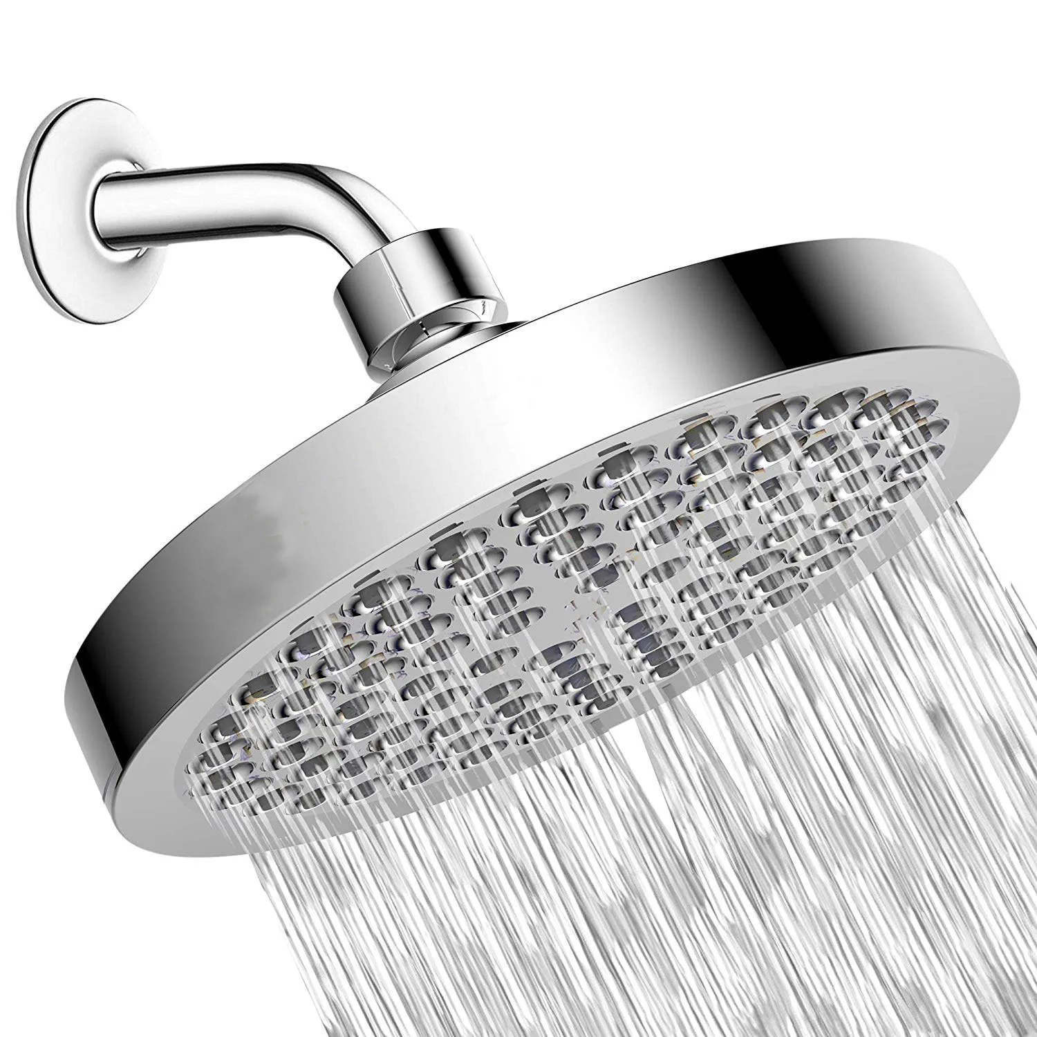 

6 inch 8 inch shower nozzle pressurized electroplating shower top nozzle bathroom toilet rain shower shower